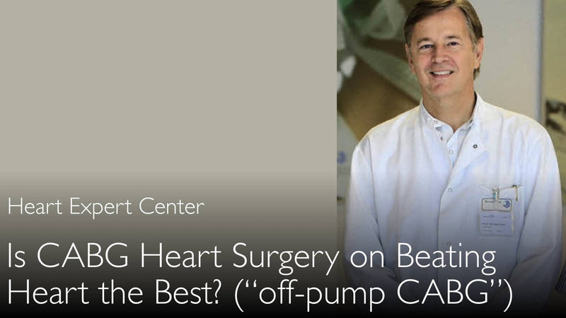 Coronaire bypassoperatie op een kloppend hart. CABG buiten de pomp. 4