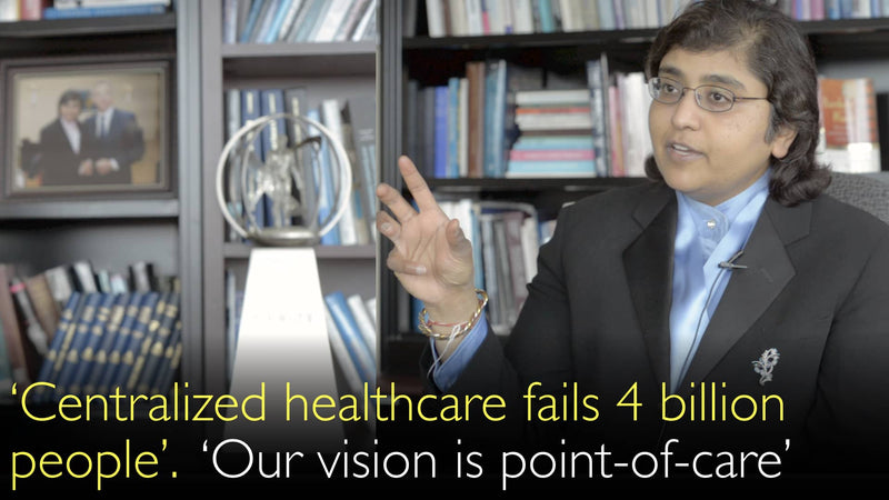 ‘Gecentraliseerde gezondheidszorg stelt 4 miljard mensen teleur. Onze visie is point-of-care’. 1