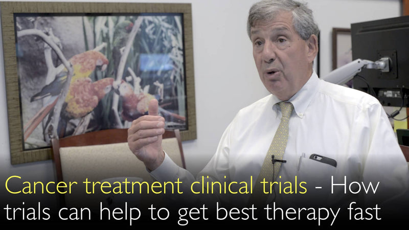 Klinische onderzoeken naar kankerbehandeling kunnen patiënten helpen sneller een effectieve therapie te krijgen. 8