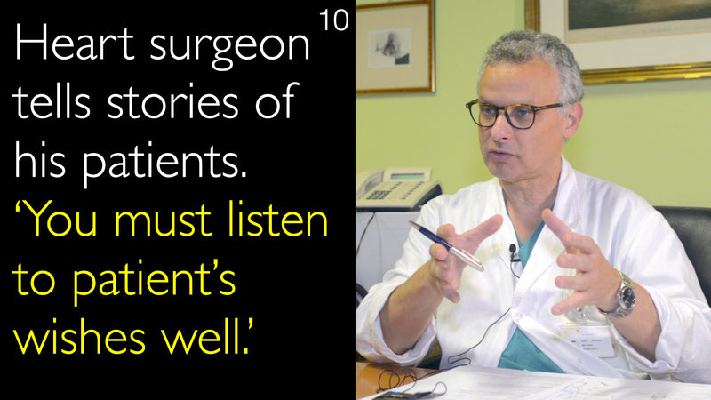 Hartchirurg vertelt verhalen over zijn patiënten. ‘Je moet goed naar de wensen van de patiënt luisteren.’ 10