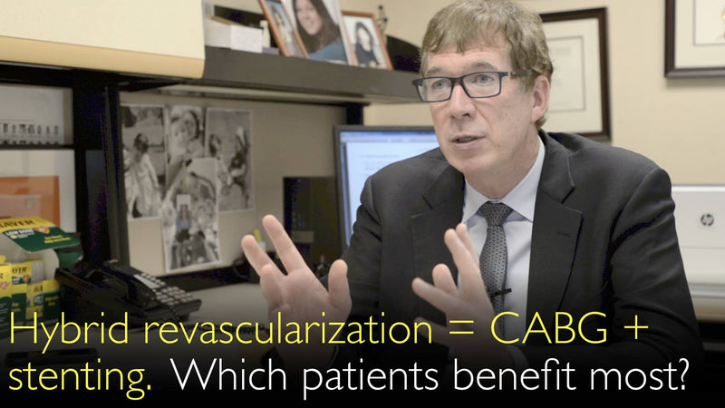 Hybride coronaire revascularisatie. Het is CABG en coronaire stentplaatsing. Welke patiënten profiteren het meest? 8