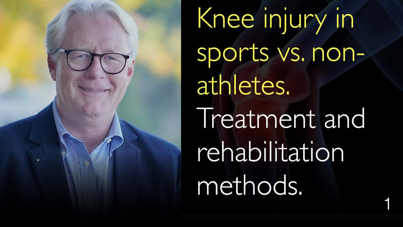 Knieblessure bij sport versus niet-sporters. Behandelings- en revalidatiemethoden. 1
