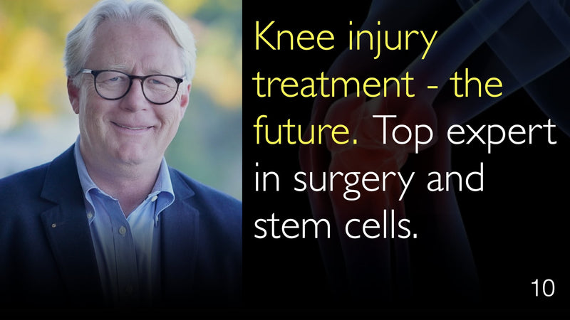 Knieblessurebehandeling – de toekomst. Topexpert in chirurgie en stamcellen. 10