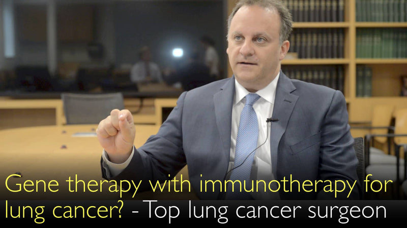 Lung cancer treatment. Gene therapy and Immunotherapy. Combination. 6