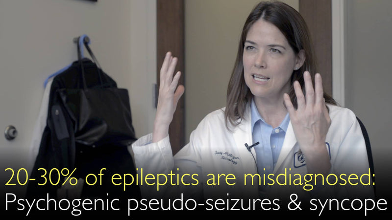 20-40% van de epilepsiepatiënten heeft een verkeerde diagnose. Psychogene epileptische pseudo-aanvallen. Syncope. 4