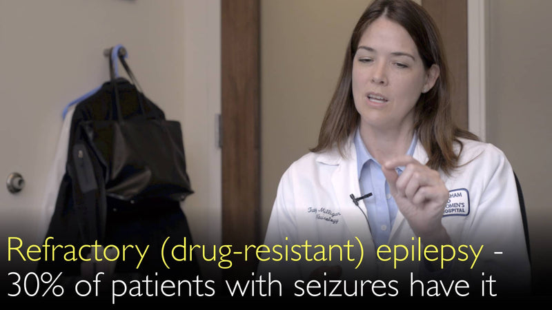 Refractaire epilepsie. 30% van de patiënten met epileptische aanvallen heeft resistente epilepsie. 6