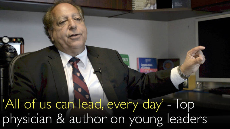 We kunnen allemaal leiden, elke dag. Dr. Sanjiv Chopra vertelt over jonge leiders. 5