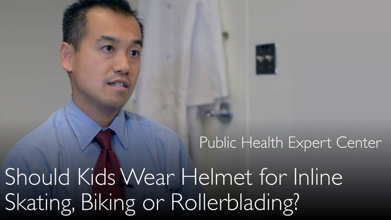 Fietshelm. Draag het of niet? Moeten kinderen een helm dragen voor inline skaten of skaten? 6