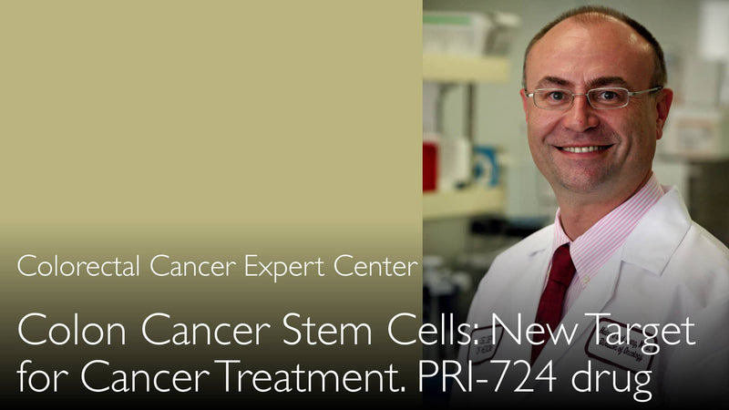 Stamcellen bij de behandeling van darmkanker. PRI-724 chemotherapie. 7